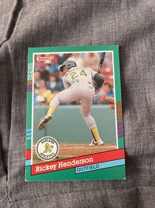 1990 donruss rickey henderson error