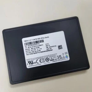 5pcs 3.84TB Samsung SSD PM9A3 U.2 MZ-QL33T80 MZQL23T8HCLS-00BAL  90%+ health- - Picture 1 of 3