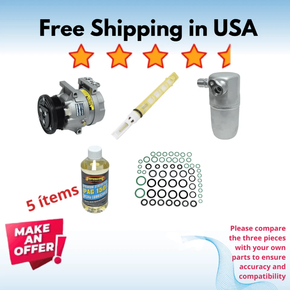 Compressor & Driers A/C Fit Pontiac Montana 1999-2000 - Image 1 of 4