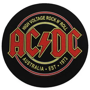 High Voltage Rock N Roll Patch ACDC Rock Band XL DTG Printed Sew On - Picture 1 of 1