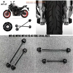 For YAMAHA MT07 FZ07Accessories Crash AxleMotorcycle FrontAnd RearWheel ForkAxle - Picture 1 of 6