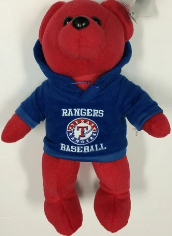 FOCO Texas Rangers Plush Bear  Hoodie 14" Cover