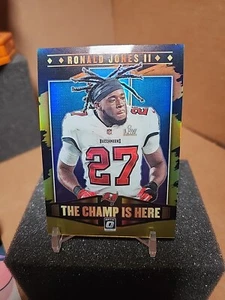 Ronald Jones II 2021 Optic The Champ Is Here Gold Prizm SSP /10 Buccaneers 🔥 - Picture 1 of 2