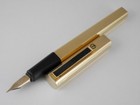 dunhill Dress Gold Plated Fountain Pen M RARE FREE SHIPPING WORLDWIDE