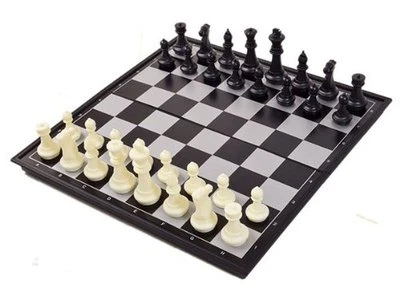 New Magnetic Folding Chess Board Portable Set High Quality Games Camping Travel - Image 1 of 2