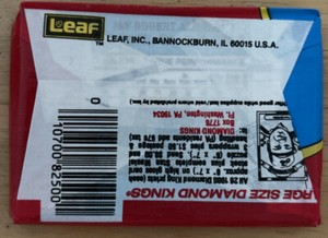 1988 Donruss Baseball Card Wax Pack Jay Aldrich Brewers Rookie RC Showing Back