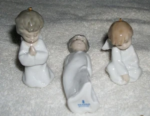 Lladro Porzellan Miniangelitos Mini Engel 1604 Lladró Krippe Weihnachten mit Box - Bild 1 von 6