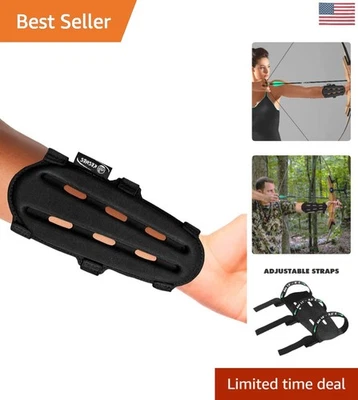 Adjustable Archery Arm Guard for Youth & Adults - Lightweight Forearm Protector - Image 1 of 4
