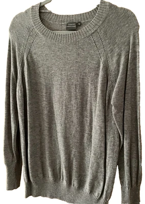 ADAGIO Damenpullover Gr. 42 grau Merino & Cashmere - Bild 1 von 4