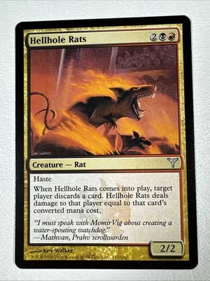 Hellhole Rats - VLP Regular #133 Uncommon Dissension DIS Magic the Gathering MTG - Image 1 of 2