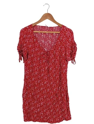 VILA Vestido de manga corta Mujeres Vestido Talla EU 42 rojo look casual - Imagen 1 de 4