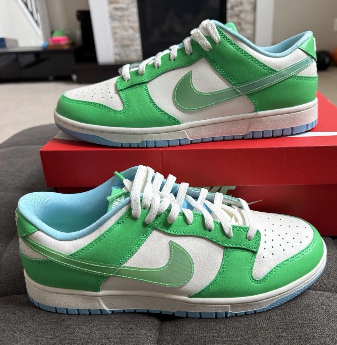Nike Dunk Low Green Shock | eBay
