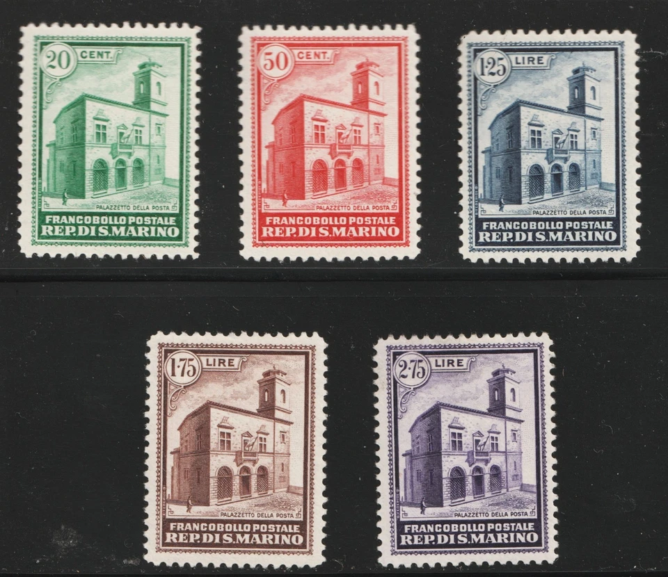1932 San Marino Sc# 134-38 - Architecture. MH Cv$463.00 - Image 1 of 1