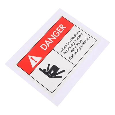  Caution Signs for Machinery Safety Warning Labels Do Not Touch Notice - Image 1 of 4