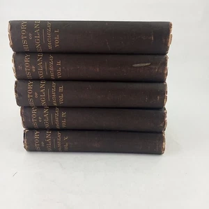 1880s - History Of England - 5 Volume Set - Macaulay - Imagen 1 de 16