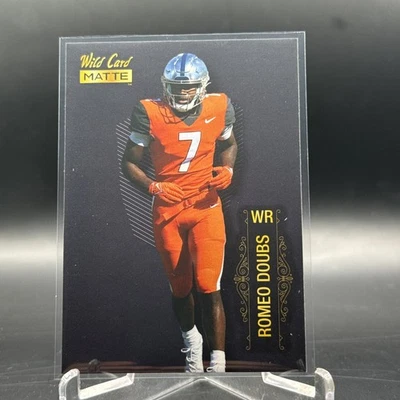 2022 Wild Card MATTE - Romeo Doubs #MB-97 Black (RC) - Image 1 of 2