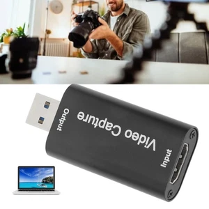 HD Multimedia Interface To USB Video Card 4K 1080P 30FPS Audio Video NEW - Afbeelding 1 van 12