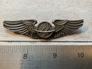 ORIGINALE WWII 3” STERLING NAVIGATORE WINGS, PB, BALFOUR RIVITATO - Foto 1 di 3