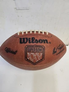 Pelota de Juego Original Oficial Wilson Super Bowl XXV Fútbol Tampa, FL 27 de Enero 1991 - Imagen 1 de 2