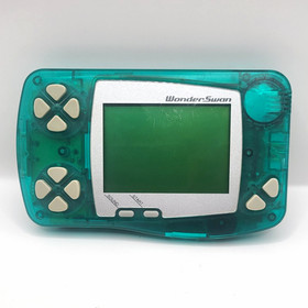 Bandai WonderSwan SW-001 Handheld System Transparent Green Portable tested 