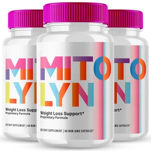 (3 Pack) Mitolyn Advanced Support Mito Lyn Maximum Strength 180Ct - Picture 1 of 2