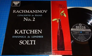 Julius Katchen/Solti RACHMANINOW Klavierkonzert Nr.2 - Spanish Decca SXL 2076 - Bild 1 von 4
