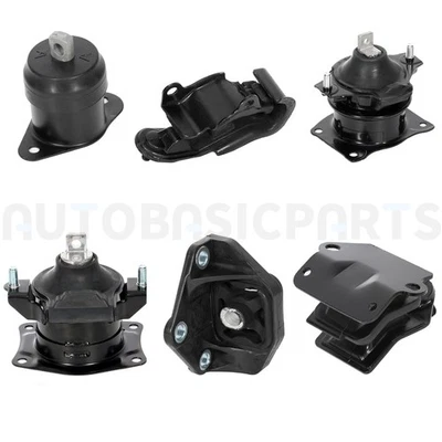 For 2003-2007 Honda Accord 2004-2006 Acura TL 3.0L 6 Pcs Engine Motor Mount Kit - Image 1 of 4