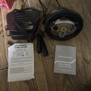 Thrustmaster Universal Challenge Ferrari Racing Wheel PS1/2, Xbox, Gamecube, Wii - Picture 1 of 7