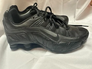 Nike Shox R 4 Men's Running Shoes, Black, Leather, New, Size 8,5 - Picture 1 of 5