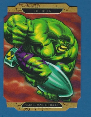 THE HULK  Die-Cut Card | 2008 Marvel Masterpieces 2   #HulkA - Image 1 of 2