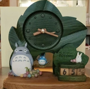 My Neighbor Totoro Desk Clock Cute Anime Character Tabletop Clock Collectible - Picture 1 of 8
