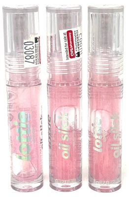 (3) Lottie Oil Slick Nourishing Lip Oil Sealed 0.12 LSO005 - Watermelon Sugar - Image 1 of 3