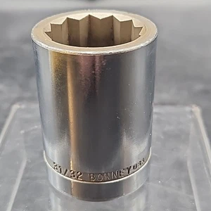 Enchufe de 12 puntos vintage Bonney 3/4" Drive 31/32" hecho en EE. UU. EX - Imagen 1 de 7
