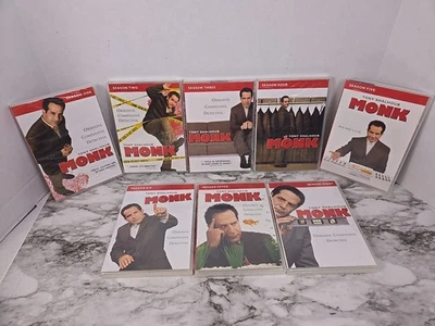 Monk Season 1-8 (DVD, 2010) Tony Shalhoub - Brand New - Image 1 of 4