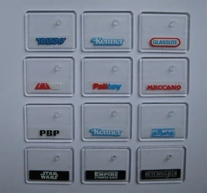 5 x Soportes de pegatinas de colección Star Wars Kenner PBP PALITOY MECCANO LILI LEDY ETC. - Imagen 1 de 13