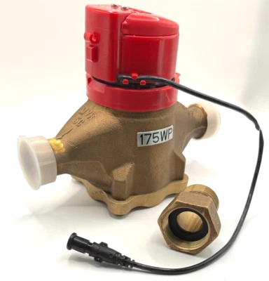 Hersey RFM50 Residential Fire Meter Water Flow 1" NPT Inlet/Outlet + Bushing - Image 1 of 4