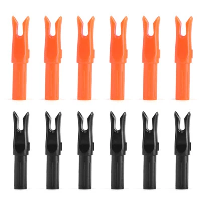 50pcs Archery Arrow Nocks Insert Tips ID6.2mm Arrow Shaft Tails Plastic Target - Image 1 of 4