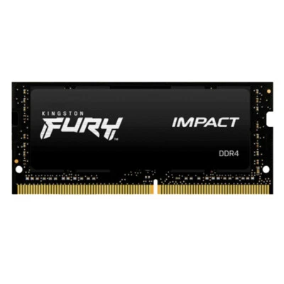 Memoria SO-DIMM PC4-25600 RAM para computadora portátil Fury Impact 16 GB DDR4-3200 MHz 260 pines Foto 1 de 4