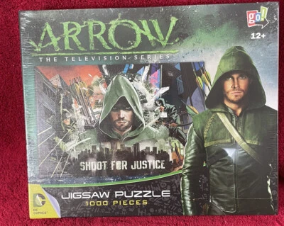 ARROW Television Series 1000 Piece Jigsaw Puzzle Go Games Green DC Comics New - Image 1 of 4