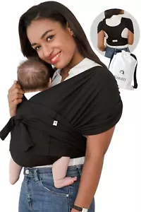 Konny Babytrage schwarz atmungsaktiv Babytragetuch Größe 3XL Neu - Bild 1 von 4