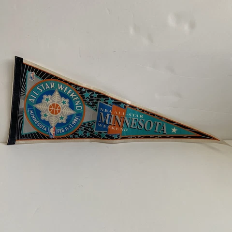 1994 NBA ALL - STAR WEEKEND Minnesota Timberwolves  Basketball PENNANT Cover