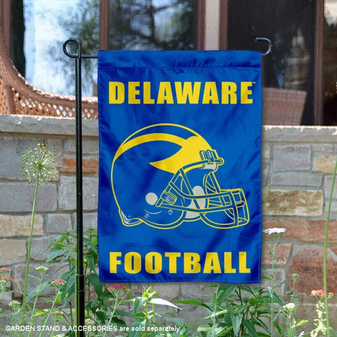 UD Blue Hens Football Helmet Garden Yard Banner Cover