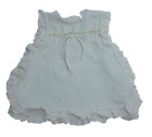 Vintage Carter's 6 months Baby Girl Pinafore Apron Baby or Doll vest 1960's Lace