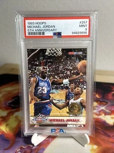 1993 Hoops 5th Anniversary (Gold) #28 Michael Jordan PSA 9 Bulls ๐ฅ RARE ๐ฅ๐ - Picture 1 of 2