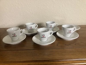 Lavazza Espresso (5) Cups And (6) Saucers - Picture 1 of 5