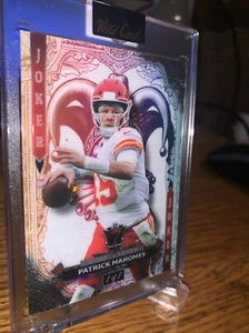 2024 Wild Card 1/1 Rainbow Wave Holo Prizm Joker Patrick Mahomes MVP Chiefs - Bild 1 von 3
