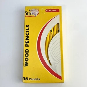 27 lápices de plomo vintage “School Select” marca Kmart #2 HB. Caja abierta, sin afilar - Imagen 1 de 9