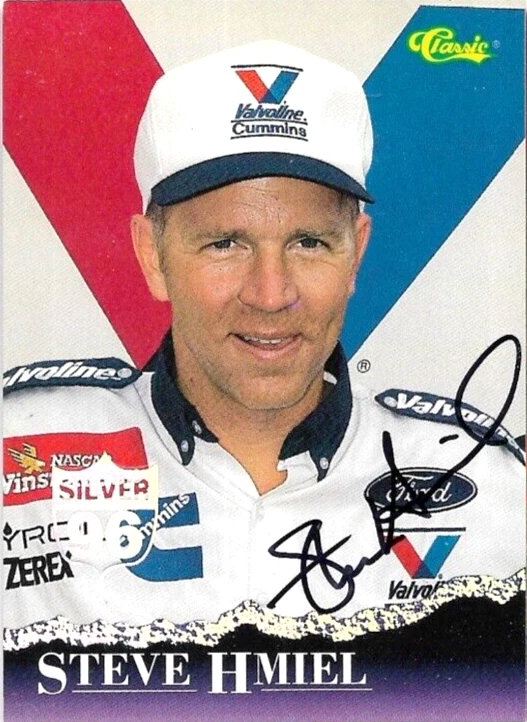 @@Steve Hmiel signed 1996 Classic card autographed #15 NASCAR@@1 - Image 1 of 1