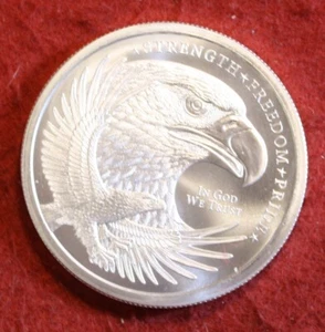 Silver Eagle Design 2 oz 999% GSM Silver round bullion coin B1 - Imagen 1 de 2