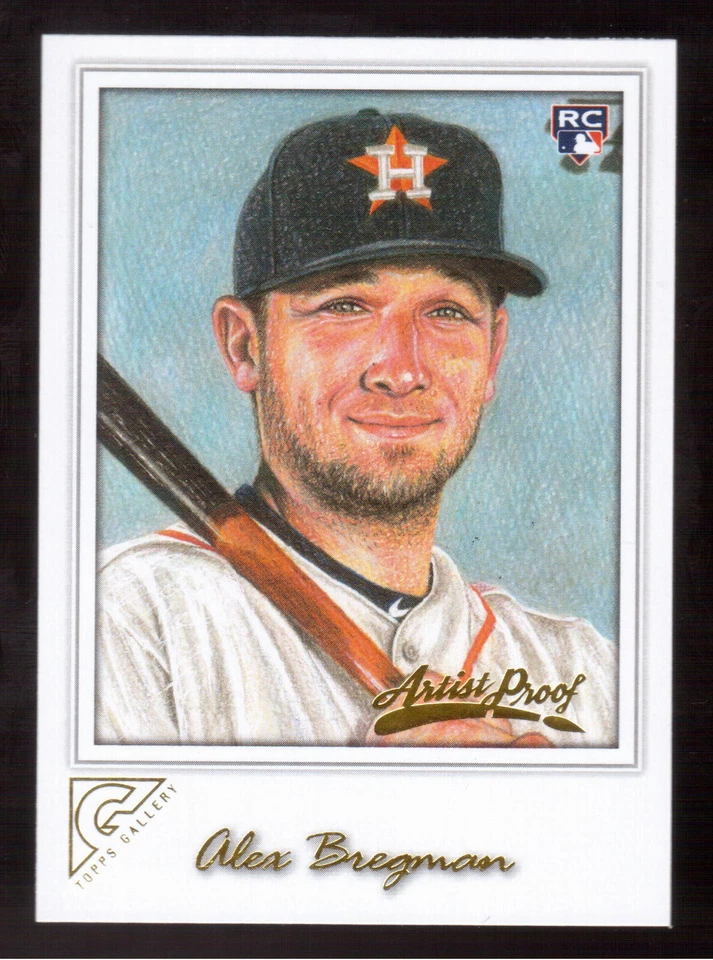 2017 TOPPS GALLERY #42 ALEX BREGMAN ROOKIE ARTIST PROOF - Image 1 of 1